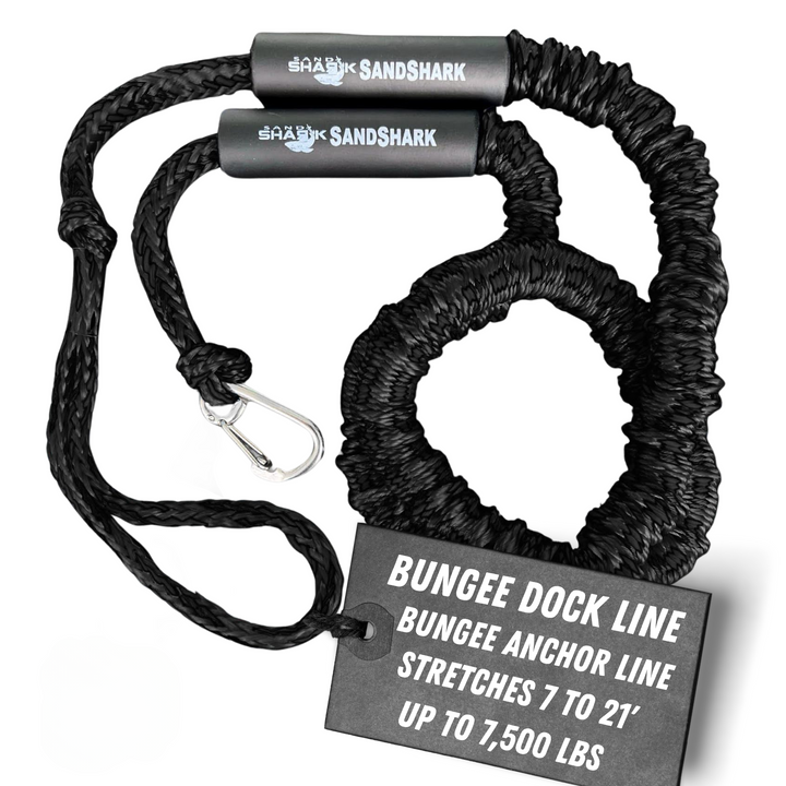 7-21 ft Heavy Duty Bungee Dock Line - The Ultimate Anchoring  Solution for Your Watercraft