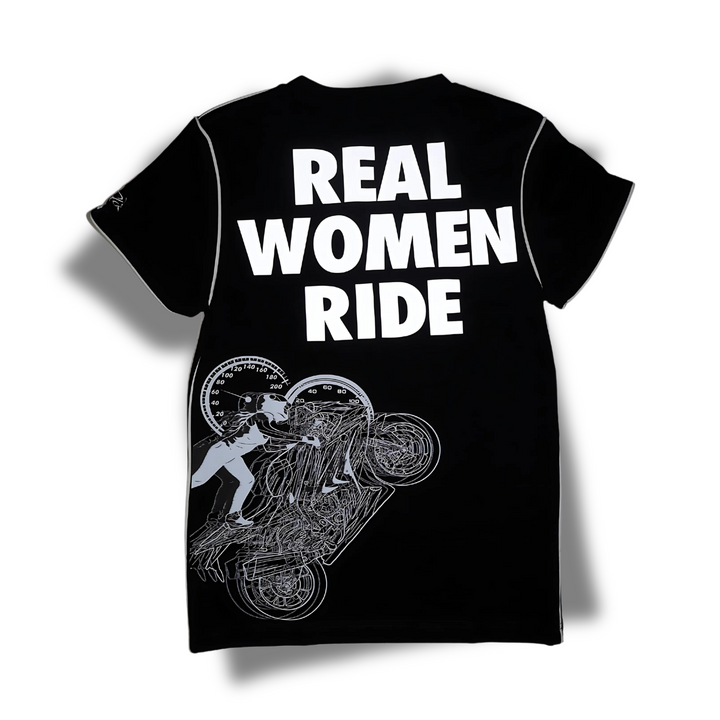 REAL WOMEN RIDE WOMEN'S TSHIRT