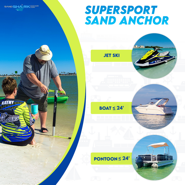 All New Patent Pending Design for 2025- SuperSport 3.0 Anchor -- Adjusts 29"-48"