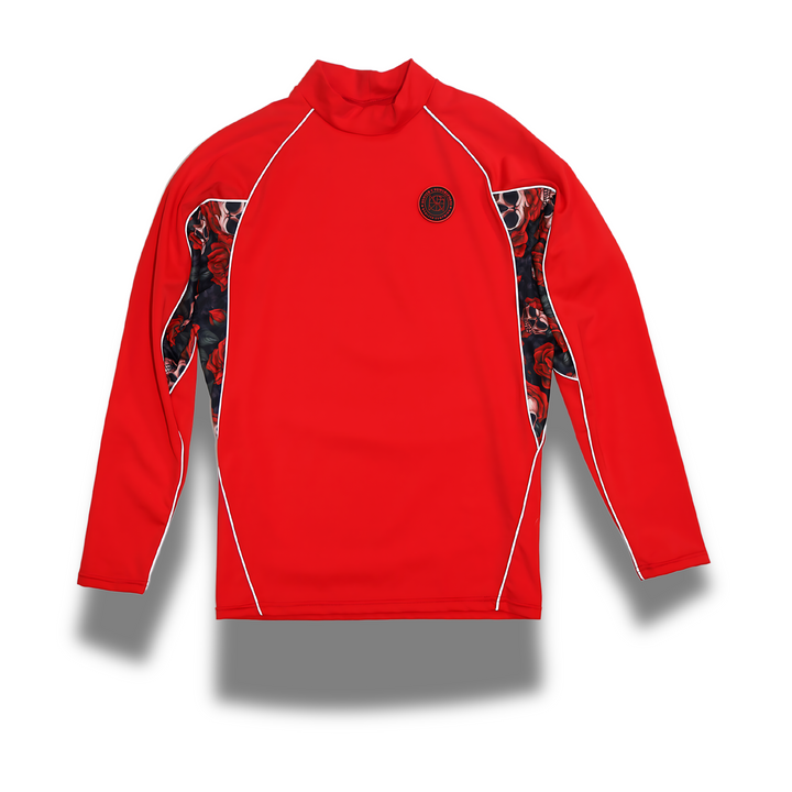 UHANE MEN'S REFLECTIVE RASH GUARD SHIRT AND SWIM TRUNK SET