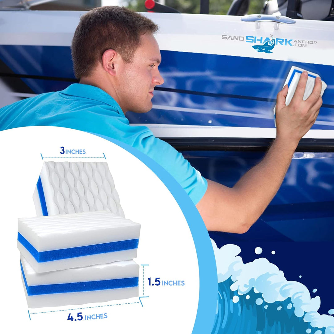 Boat Erasers by SandShark Anchor – The Ultimate Cleaning Solution for Boats, Jet Skis, and Pontoons