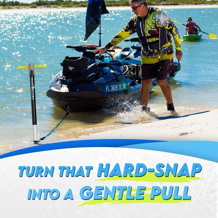 7-21 ft Bungee Dock Line by Sandshark Anchor - The Ultimate Docking Solution for Your Watercraft