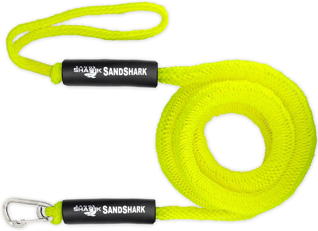 7-14ft Bungee Dock Line, Anchor Line, by Sandshark – Perfect Docking Solution for Boats & Jet Skis