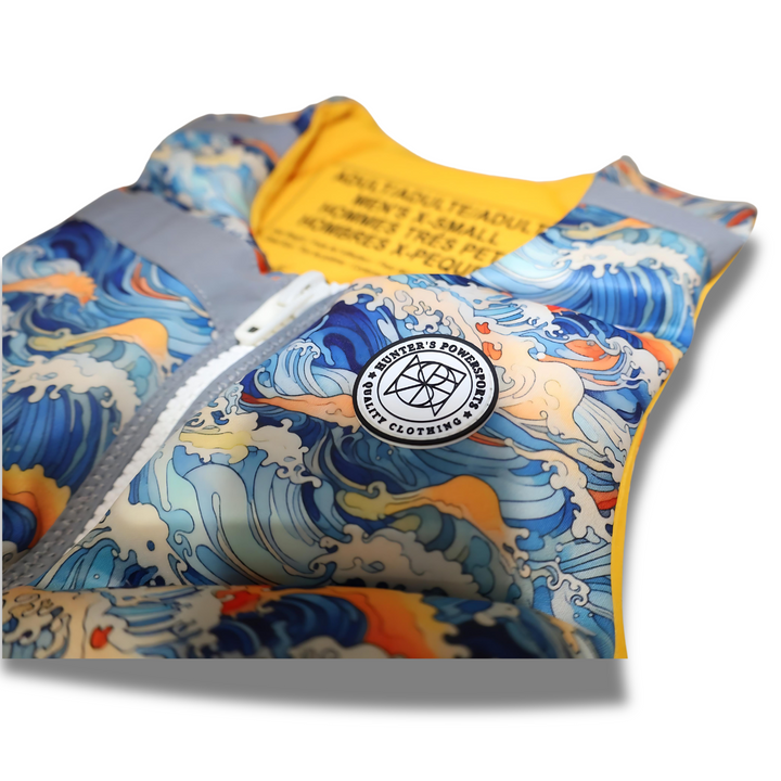 BOY'S YELLOW WAVE TEEN TYPE III REFLECTIVE LIFE VEST