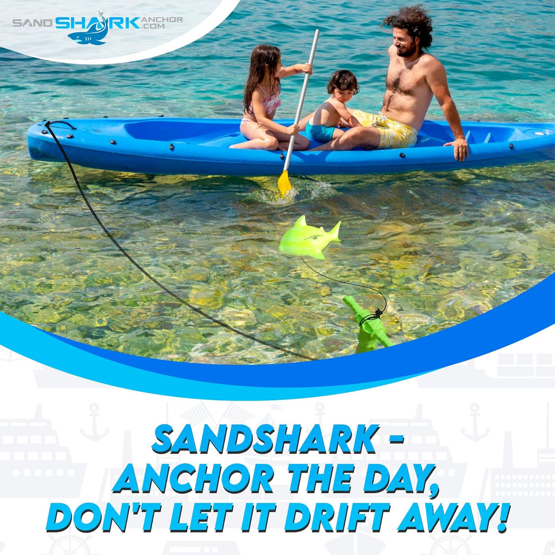 Sandshark Anchor Shark Marker Buoy – Essential For Anchor Safety and Visibility On Kayaks, Jet Skis, Boats, and Pontoons