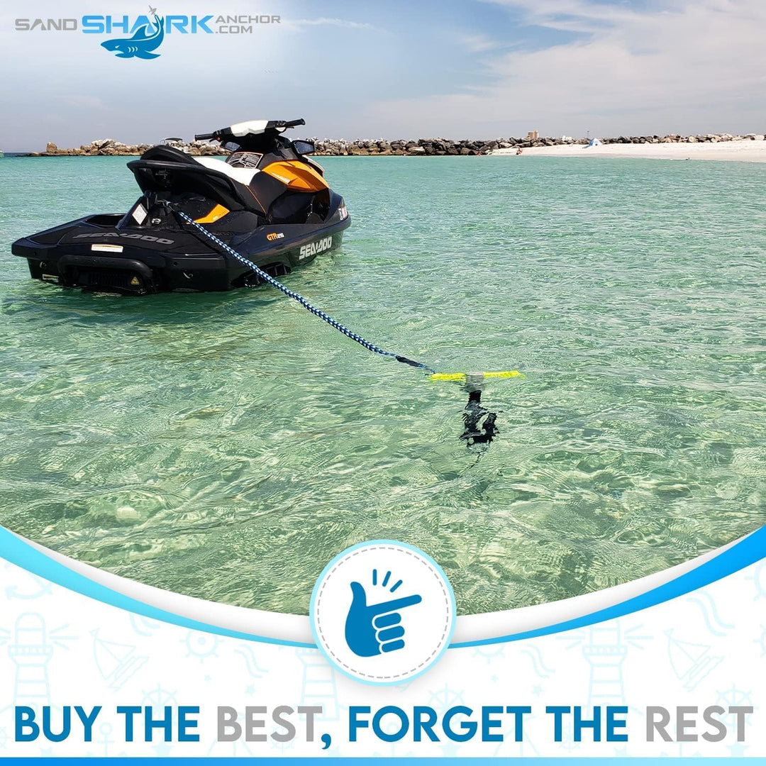 7-21 ft Bungee Dock Line by Sandshark Anchor - The Ultimate Docking Solution for Your Watercraft