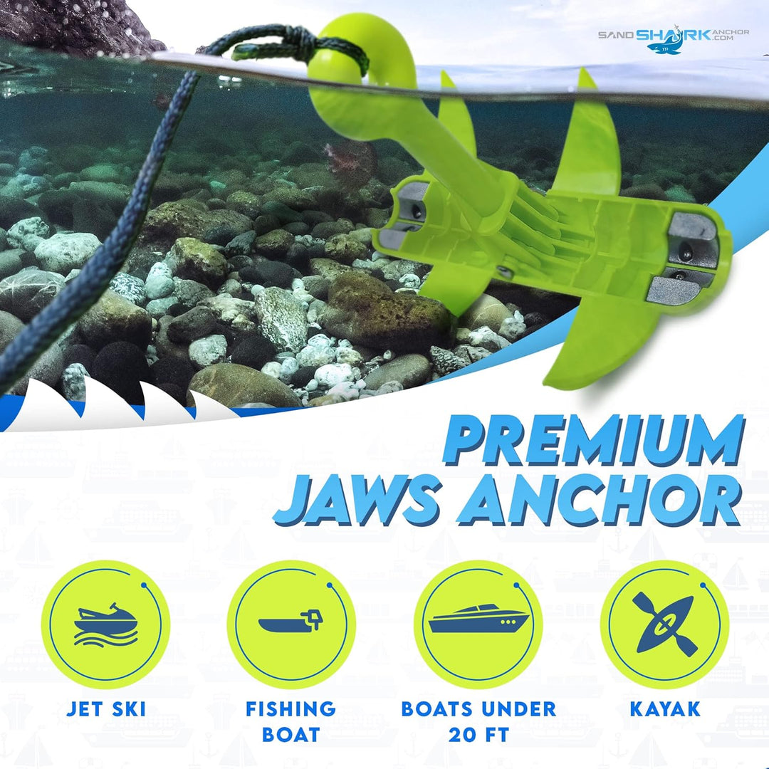 Sandshark Anchor Jaws Anchor – Ultimate Stability for Kayaks, Jet Skis, and Small Boats