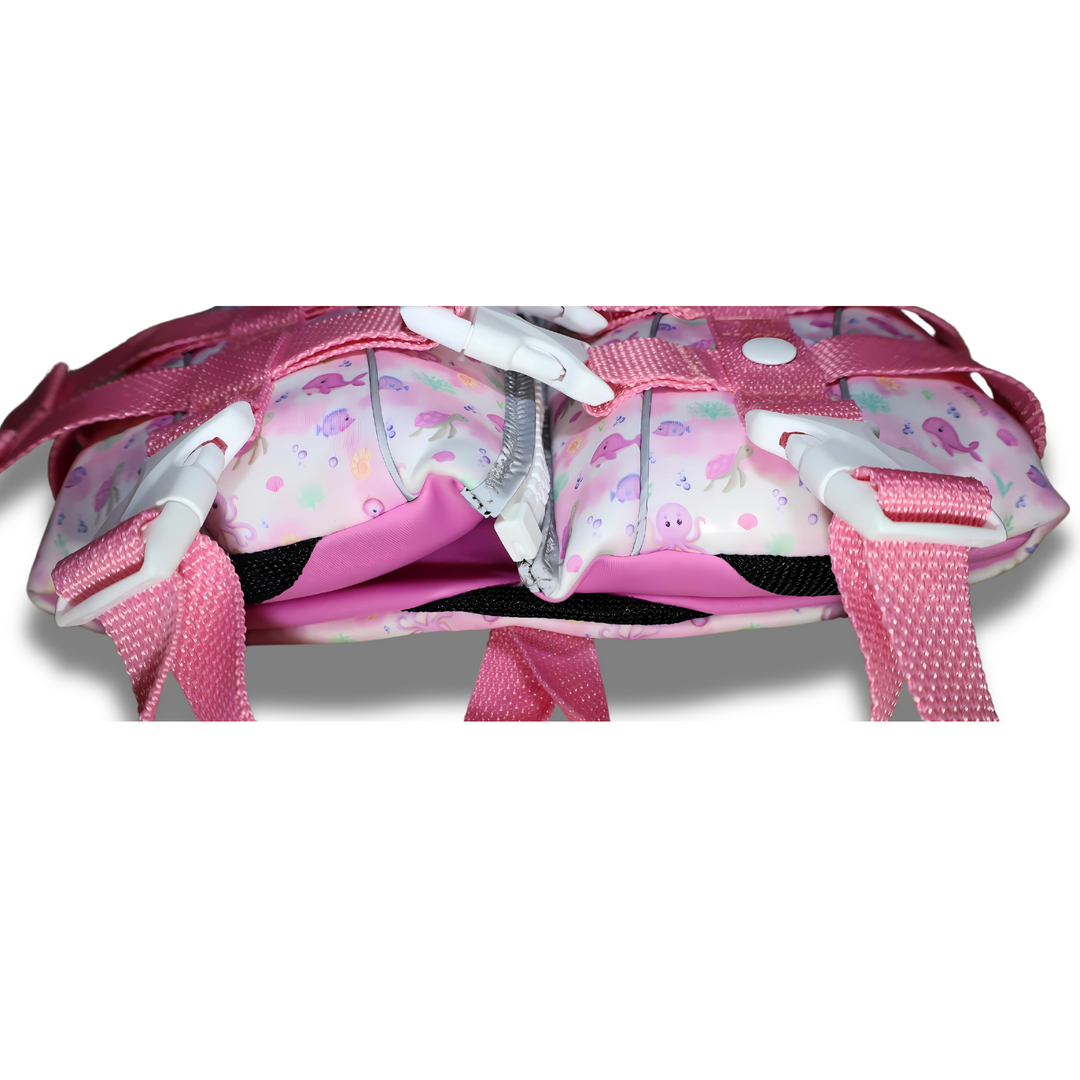 GIRL'S PINK SEA LIFE INFANT TYPE II REFLECTIVE LIFE VEST