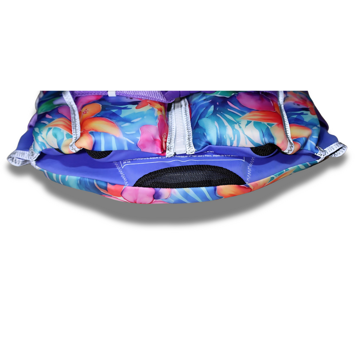 GIRL'S PURPLE TROPICAL TEEN TYPE III REFLECTIVE LIFE VEST