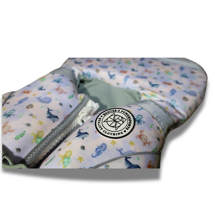 BOY'S BLUE SEA LIFE INFANT TYPE II REFLECTIVE LIFE VEST