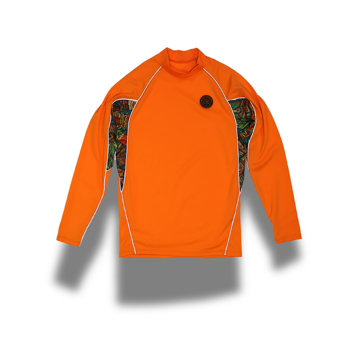 AIELO MEN'S REFLECTIVE RASH GUARD SHIRT AND SWIM TRUNK SET