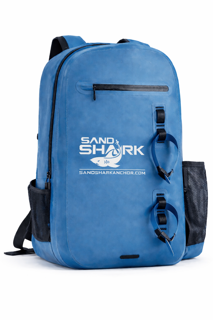 SandShark 25L Waterproof Backpack – IP67 Submersible Backpack with Airtight Zipper, TPU Shell, Laptop Sleeve – Waterproof Dry Bag for Boating, Beach, Swim, Travel & Water Sports