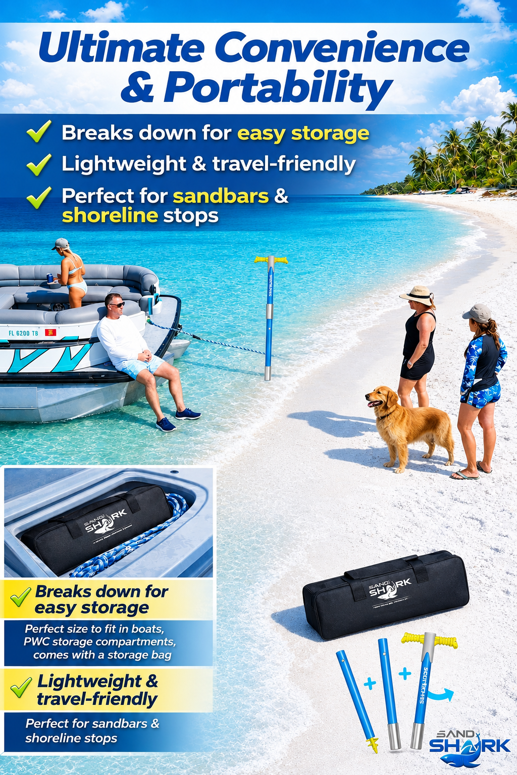 Mega Sport Anchor – Heavy-Duty Anchor for Boats & Pontoons