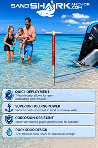 Ultimate Large - Premium Screw in Boat & Pontoon, Stainless Steel (29"-48", Case)
