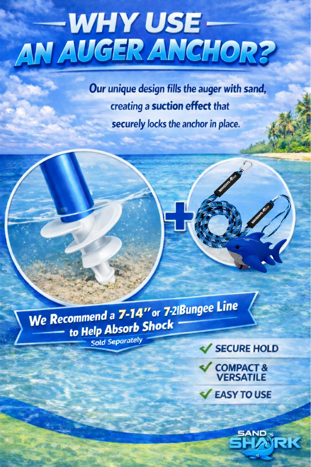 Mega Sport Anchor – Heavy-Duty Anchor for Boats & Pontoons