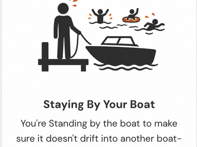 Staying By Your Boat