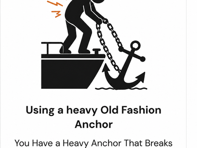 Using a heavy Old Fashion Anchor