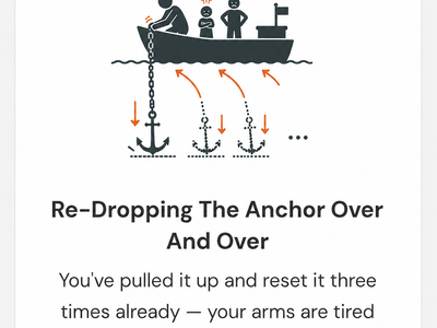 Re-Dropping The Anchor Over And Over