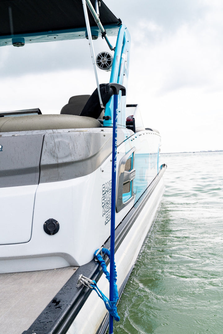 SandShark SandSpear Spike Anchor Shallow Water Anchor Pole – 2-Piece Sandbar Boat Anchor