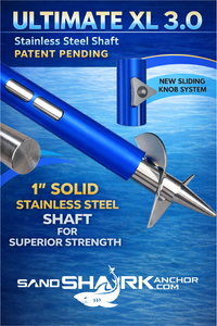 NEW for 2025 Ultimate XL 3.0  – Heavy-Duty Anchor for Boats, Pontoons, Tritoons