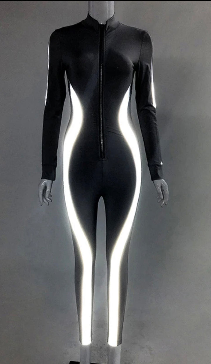 WATCH ME WOMEN'S REFLECTIVE JUMPSUIT