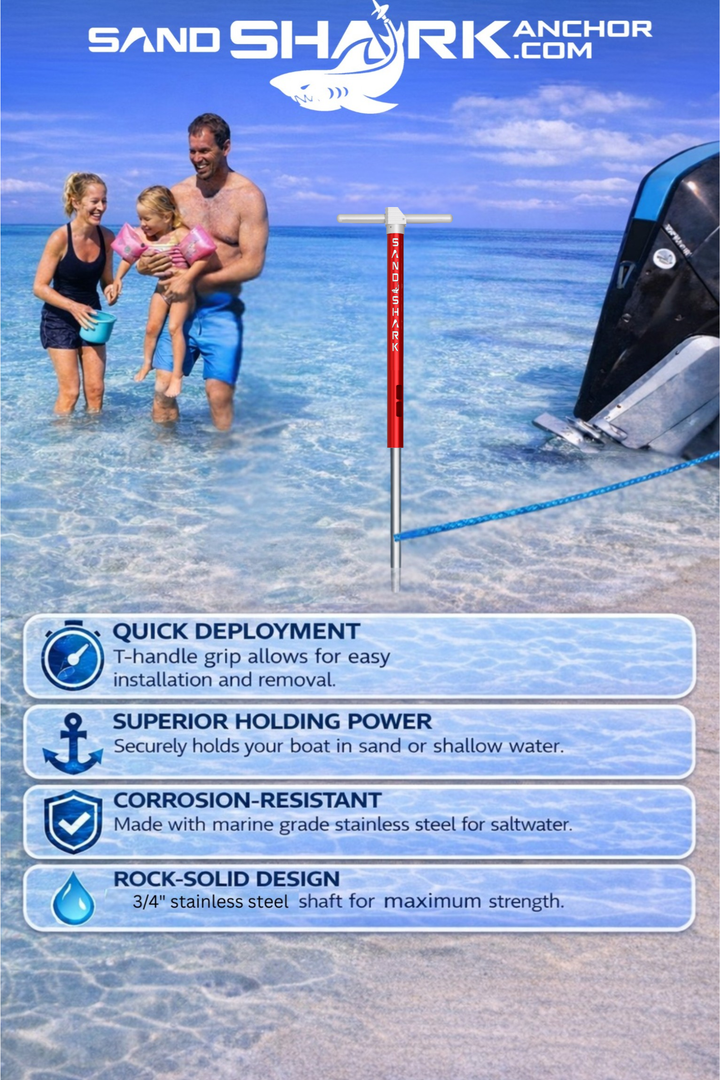 Ultimate Large - Premium Screw in Boat & Pontoon, Stainless Steel (29"-48", Case)