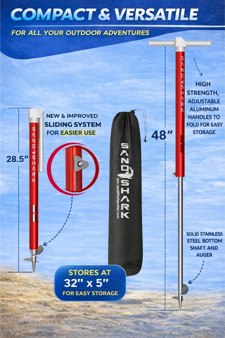 Ultimate Large - Premium Screw in Boat & Pontoon, Stainless Steel (29"-48", Case)