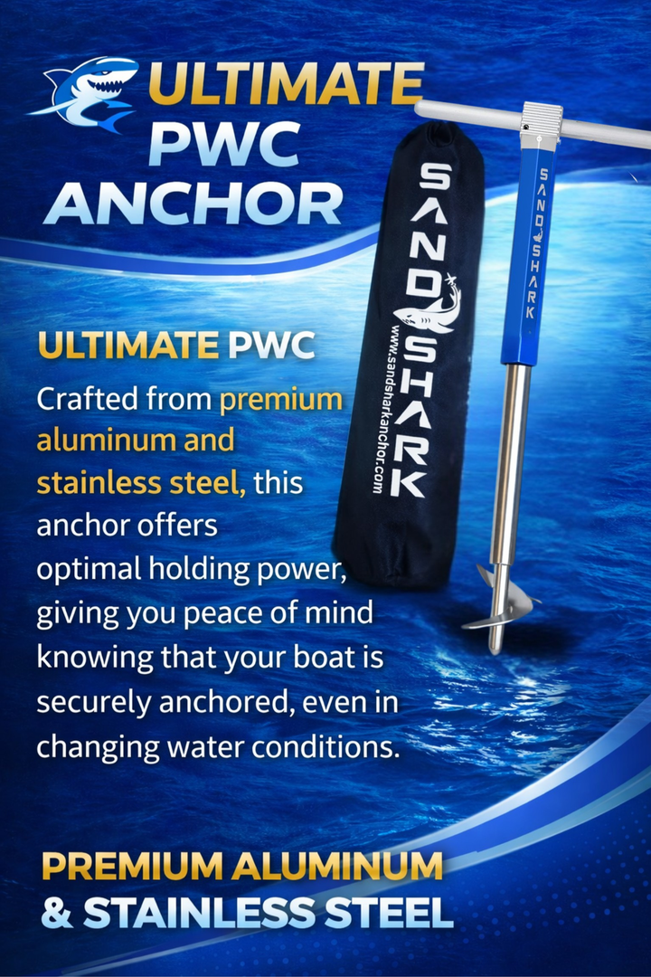 PWC 3.0 Anchor by Sandshark – The Ultimate Anchor for Jet Skis & Personal Watercraft