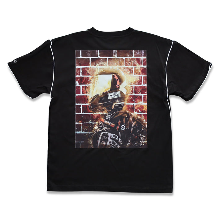 RIDE THROUGH THE FIRE MENS REFLECTIVE T-SHIRT
