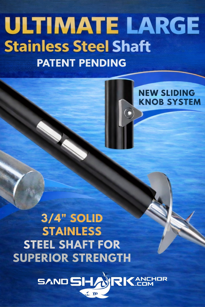 Ultimate Large - Premium Screw in Boat & Pontoon, Stainless Steel (29"-48", Case)