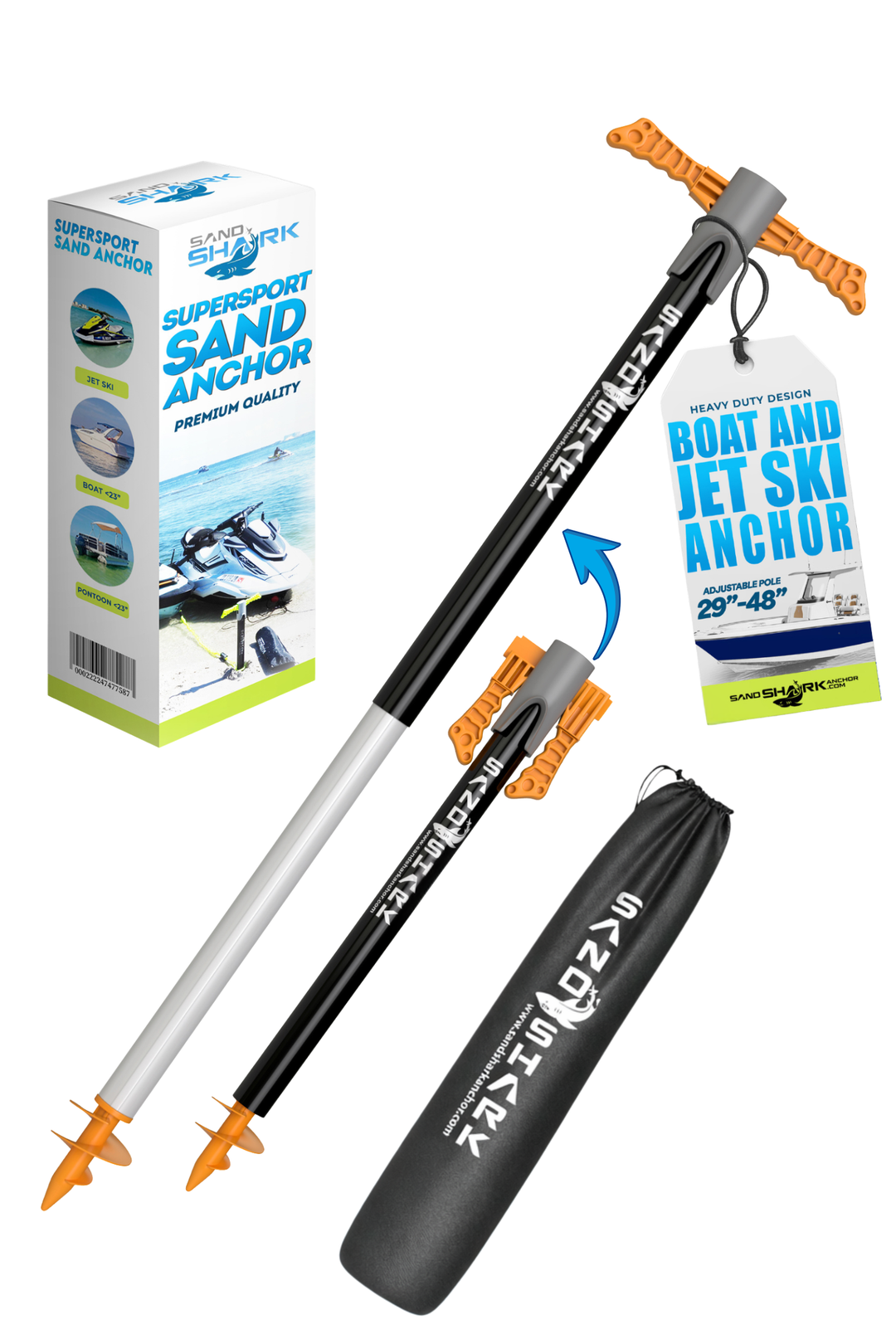 SuperSport 3.0 Anchor by SandShark - Adjusts 29"-48"