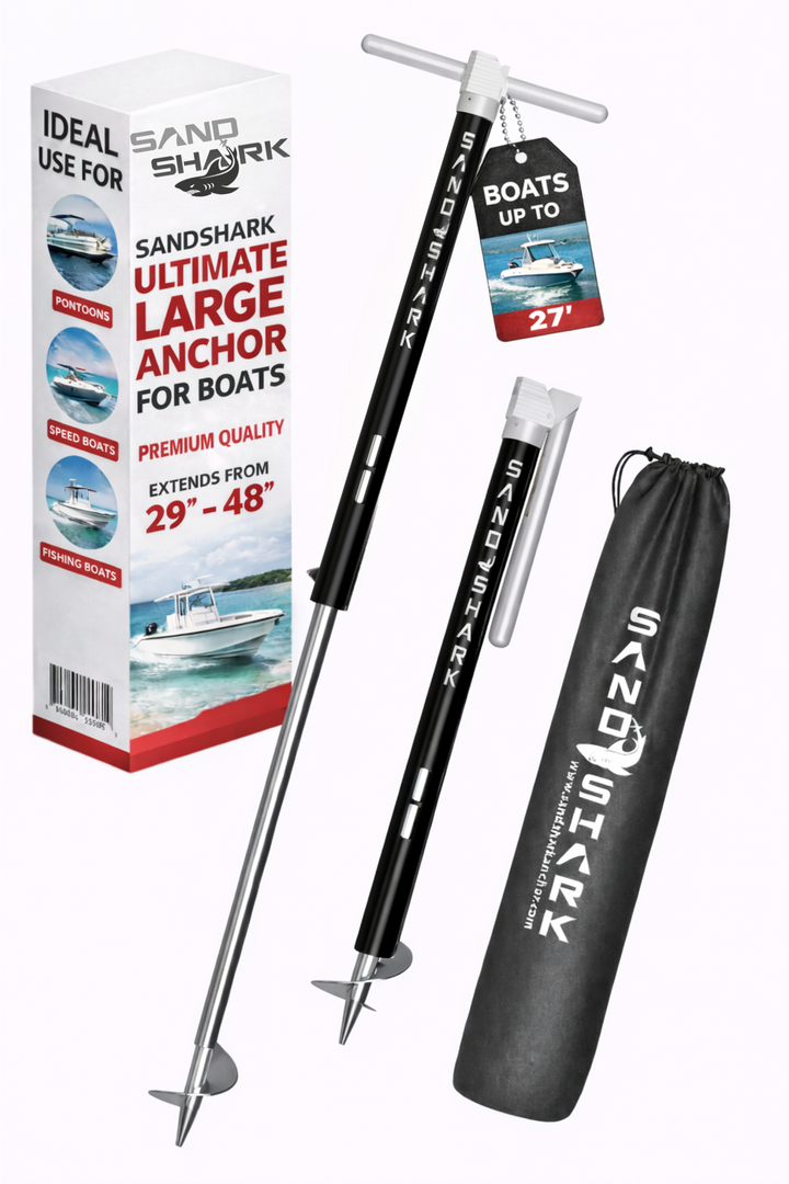 Ultimate Large - Premium Screw in Boat & Pontoon, Stainless Steel (29"-48", Case)