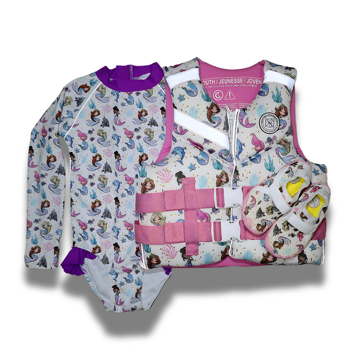 POLOLIA GIRL'S REFLECTIVE SWIMSUIT