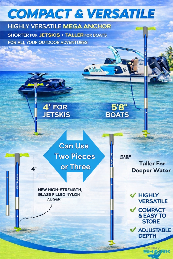 Mega Sport Anchor – Heavy-Duty Anchor for Boats & Pontoons