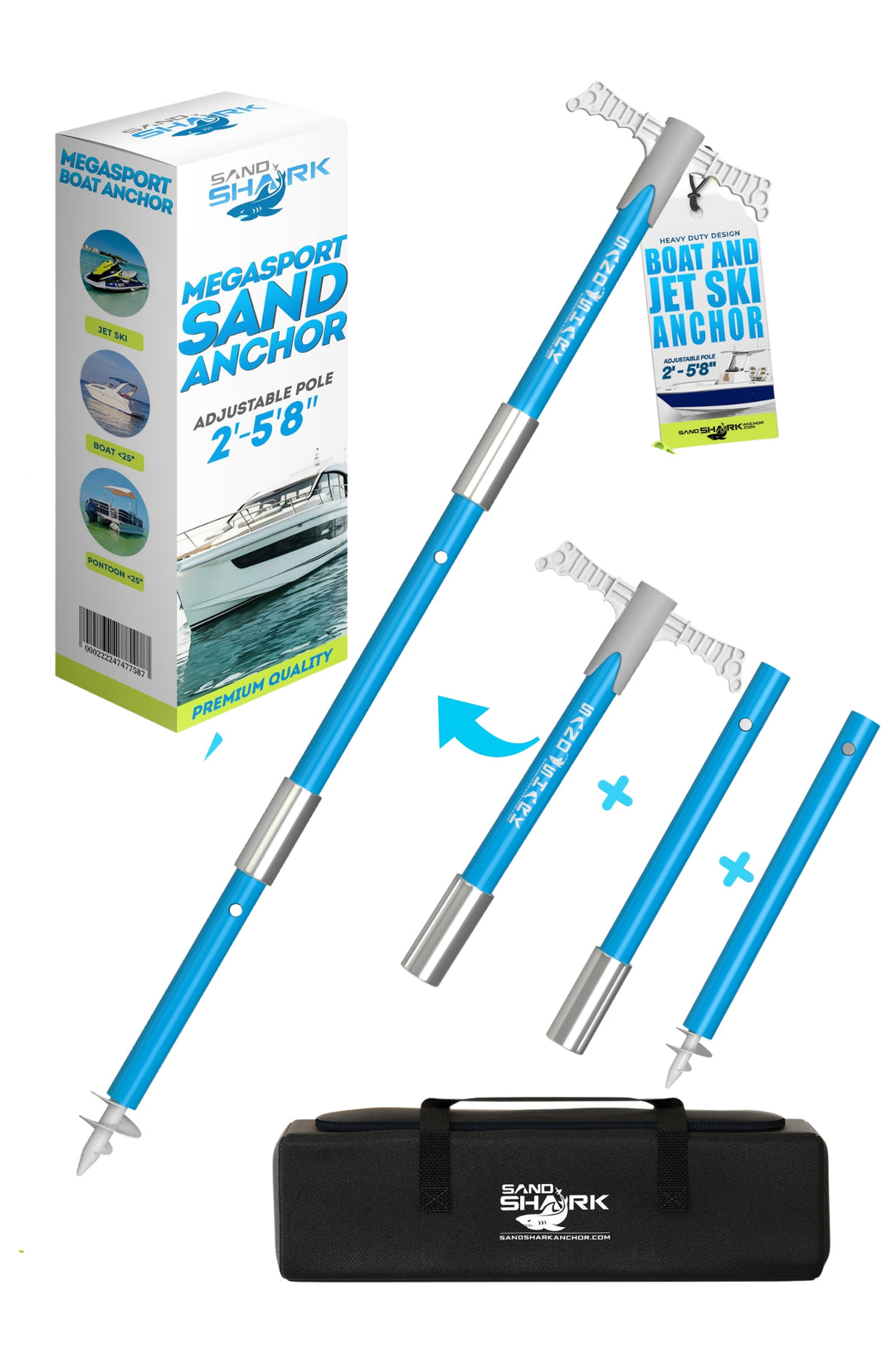 Mega Sport Anchor – Heavy-Duty Anchor for Boats & Pontoons