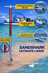 Ultimate Large - Premium Screw in Boat & Pontoon, Stainless Steel (29"-48", Case)
