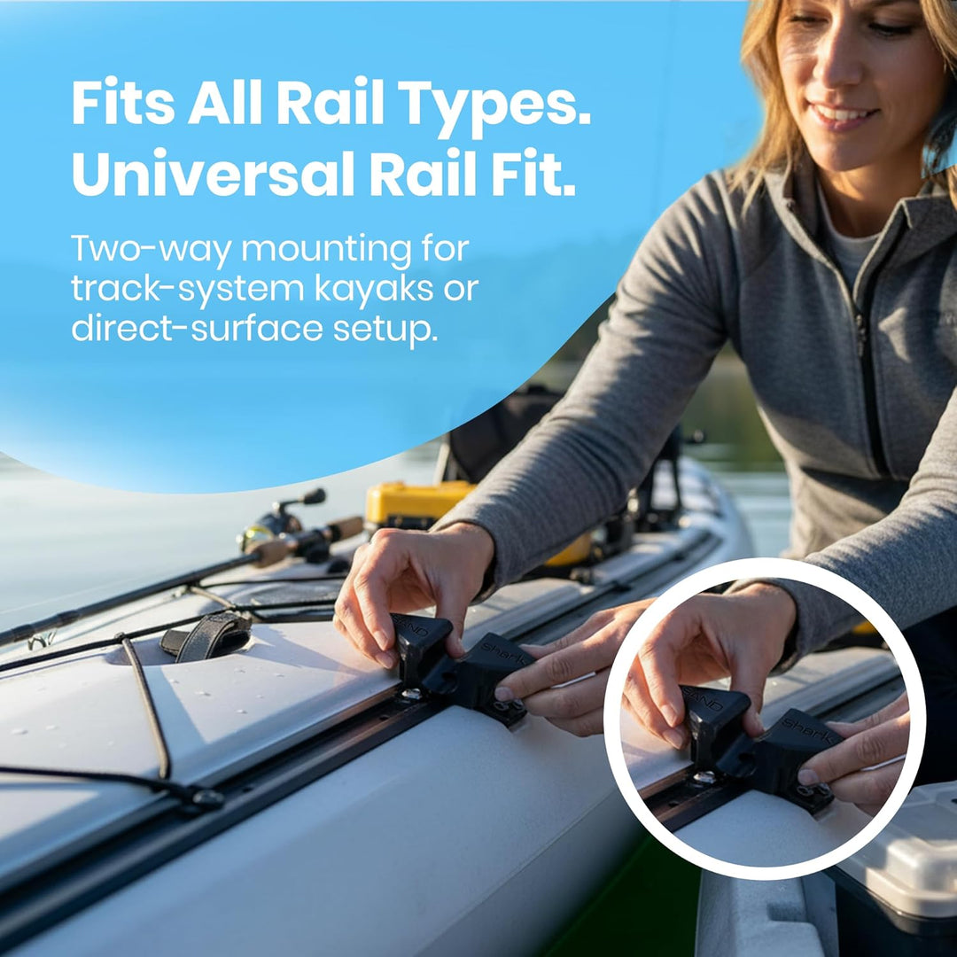 kayak cleat paddle holder 2-pack