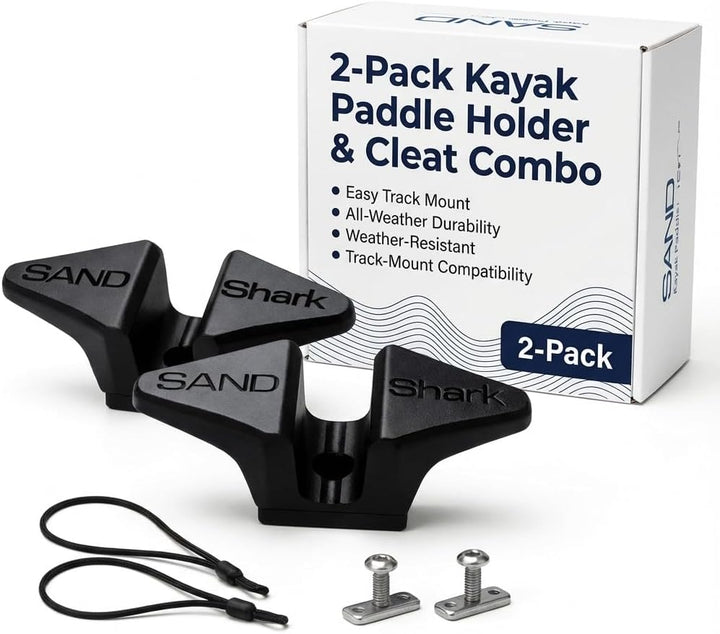 kayak cleat paddle holder 2-pack