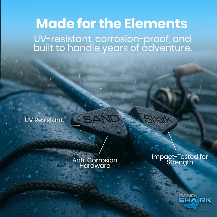 kayak cleat paddle holder 2-pack