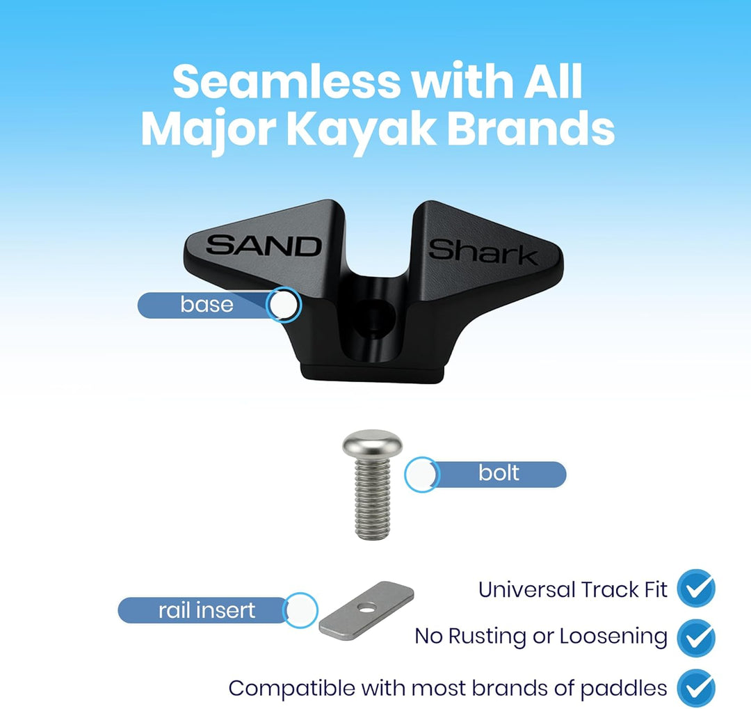 kayak cleat paddle holder 2-pack