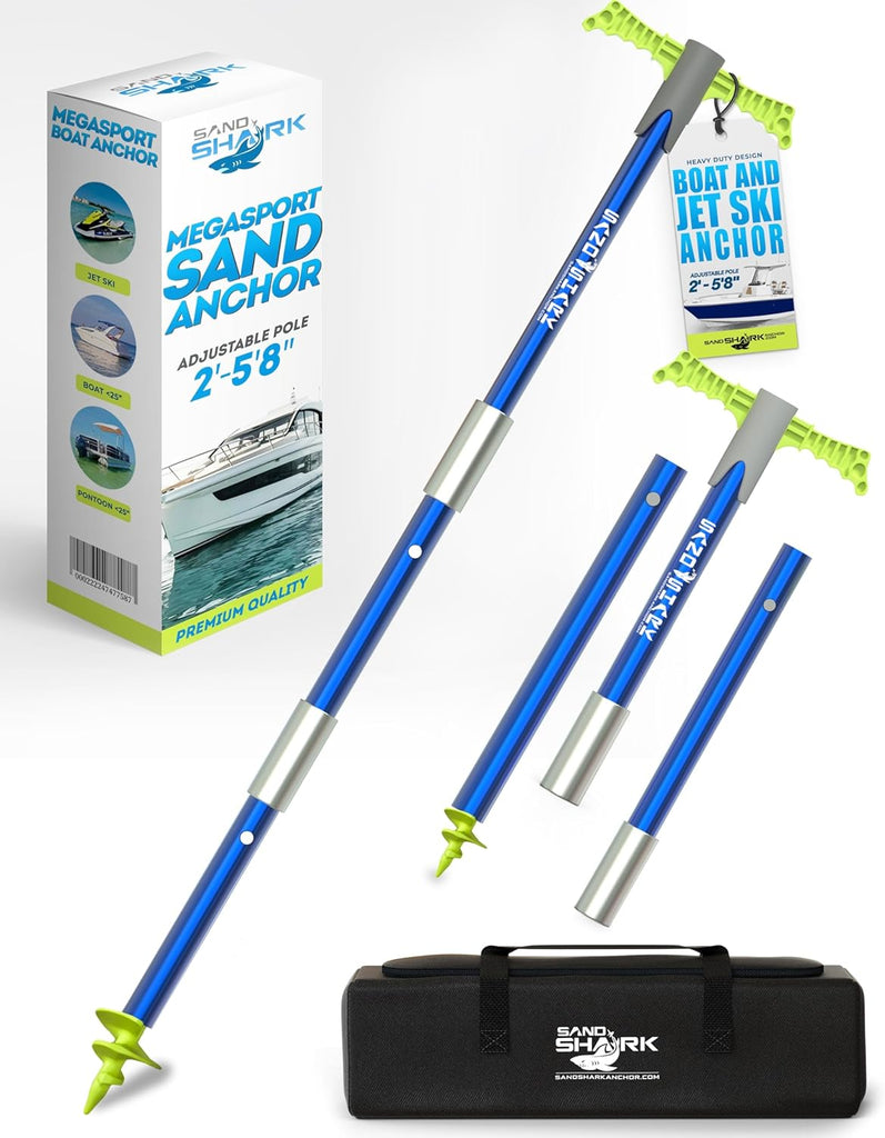 Mega Sport Anchor – Heavy-Duty Anchor for Boats & Pontoons – Sand
