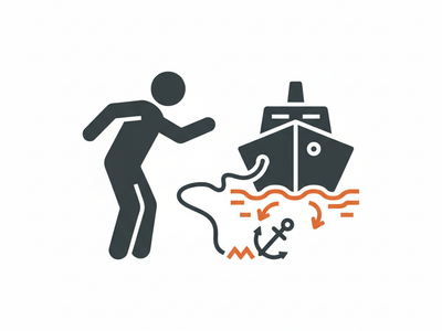 Watching Your Boat Slowly Drift Off