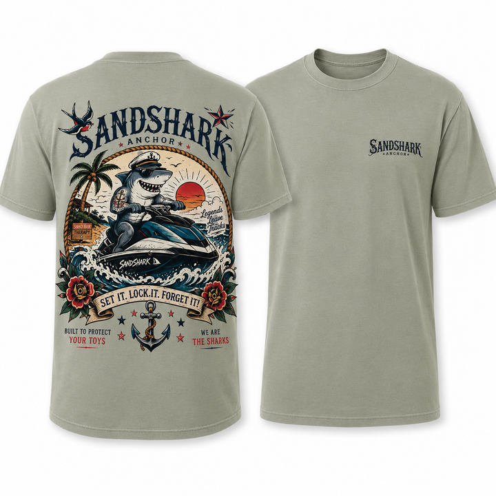 SandShark “Legends Leave Tracks” Graphic T-Shirt